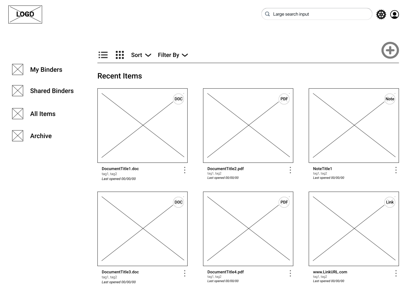 wireframe dashboard